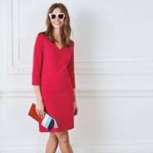 Boden Bronte Dress 8P Pink/Dark Rose